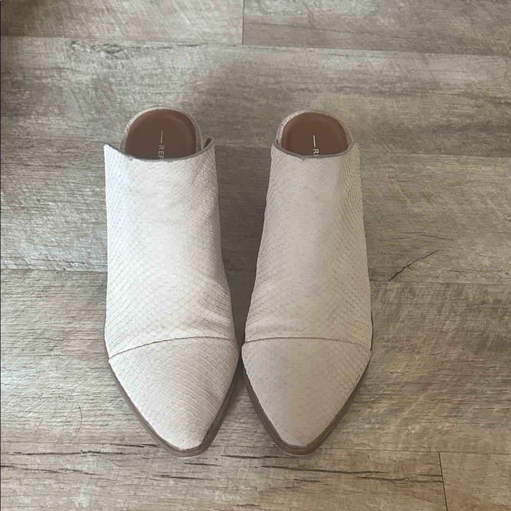 Report Cream Textured Mules - Picture 6 of 6